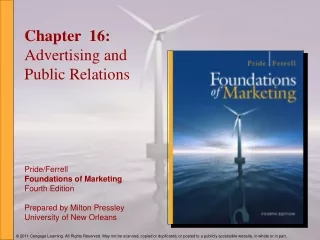 Chapter  16: Advertising and Public Relations