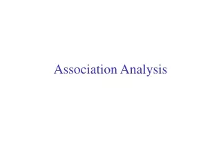 Association Analysis