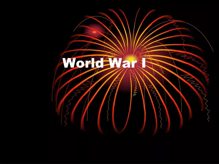 world war i