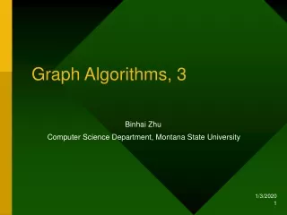 Graph Algorithms, 3