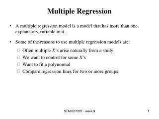 Multiple Regression