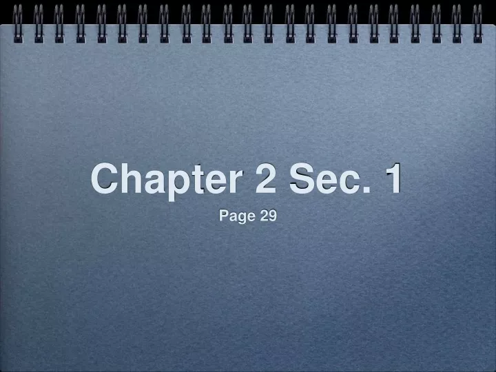 chapter 2 sec 1