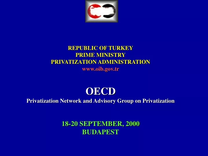republic of turkey prime ministry privatization