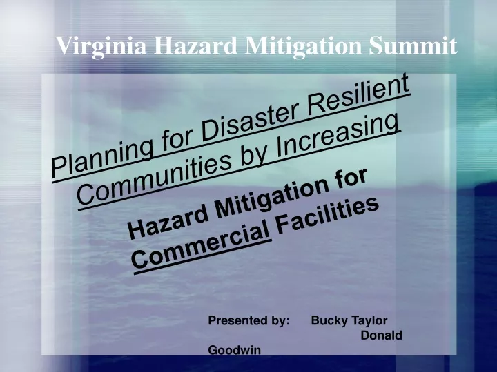 virginia hazard mitigation summit