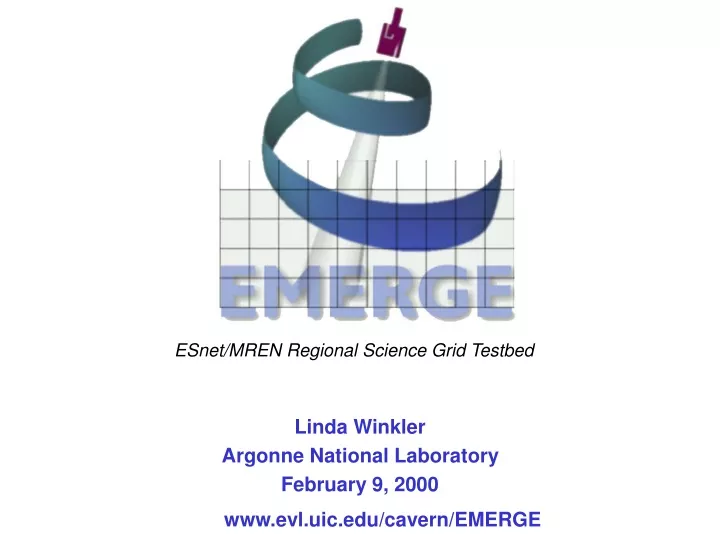 linda winkler argonne national laboratory february 9 2000