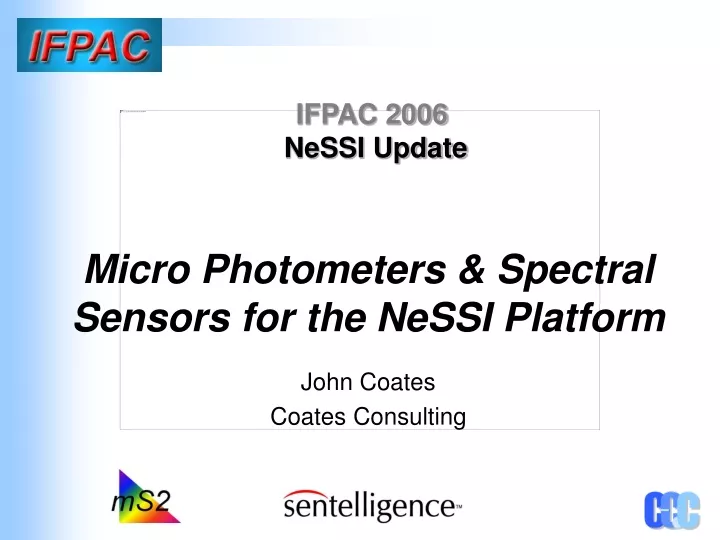 micro photometers spectral sensors for the nessi platform
