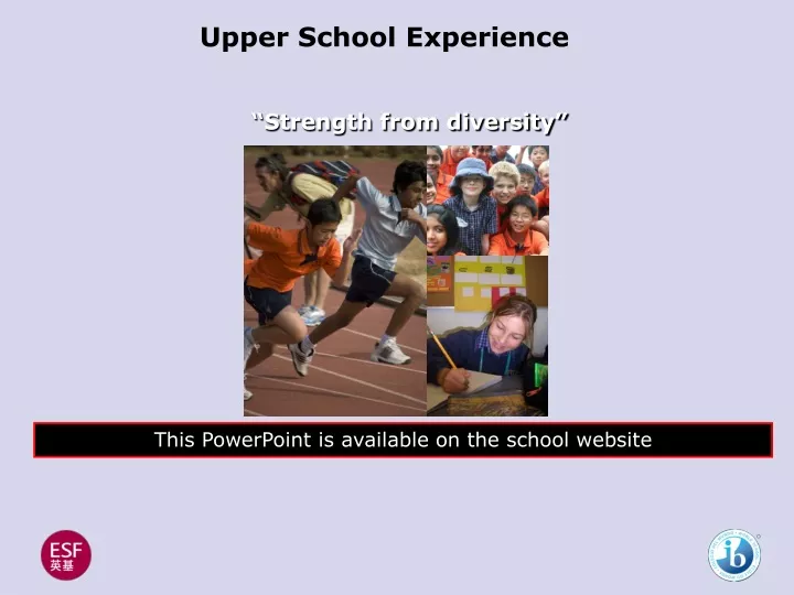 upper school experience