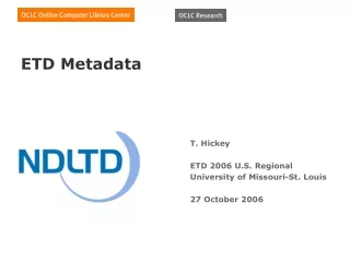 ETD Metadata