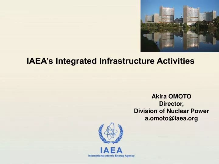 iaea s integrated infrastructure activities