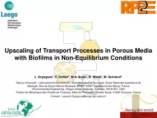 Upscaling of Transport Processes in Porous Media with Biofilms in Non-Equilibrium Conditions