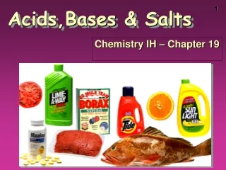 Acids,Bases  &amp; Salts