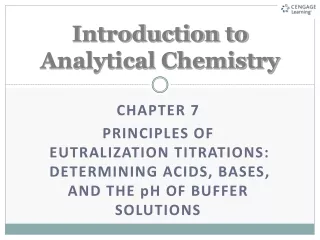 Introduction to Analytical Chemistry