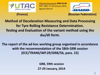 GRB, 59th session 27-29 January, 2014