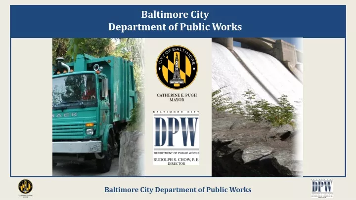 baltimore city department of public works