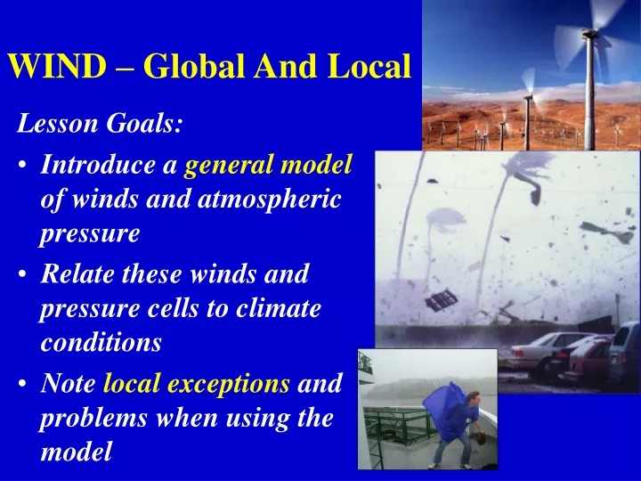 wind global and local