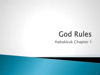 God Rules