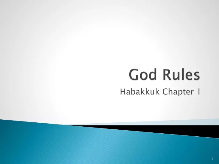 god rules