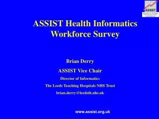 ASSIST Health Informatics Workforce Survey