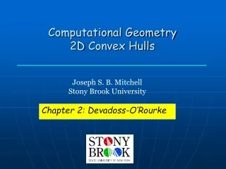 Computational Geometry 2D  Convex Hulls