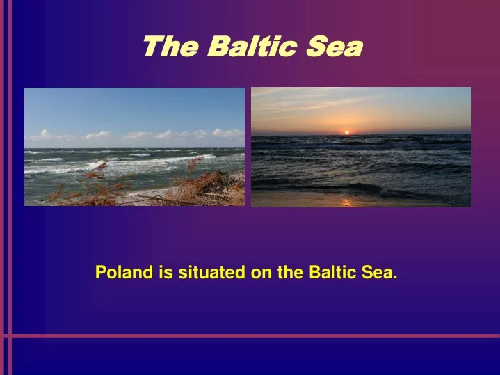 the baltic sea