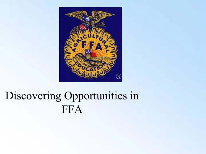 discovering opportunities in ffa