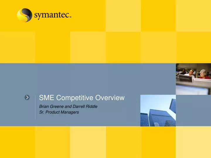 sme competitive overview