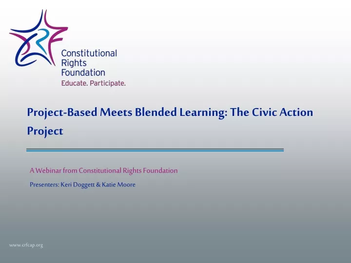 project based meets blended learning the civic