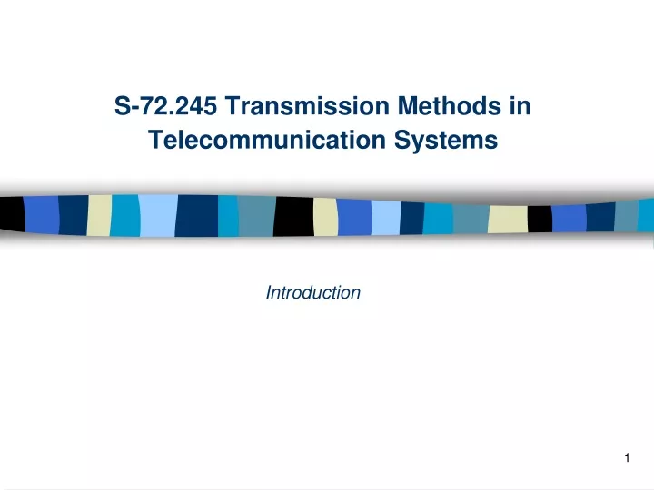 s 72 245 transmission methods in telecommunication systems