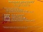 Behavioral Game Theory: Understanding How People Play Games - slide 1
