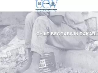 CHILD BEGGARS IN DAKAR