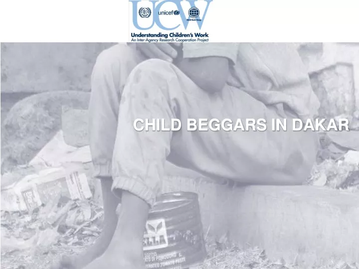 child beggars in dakar