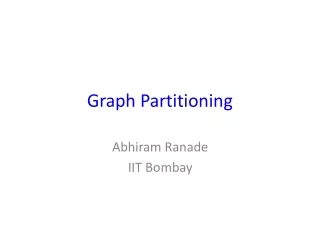 Graph Partitioning