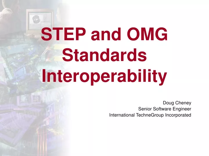 step and omg standards interoperability