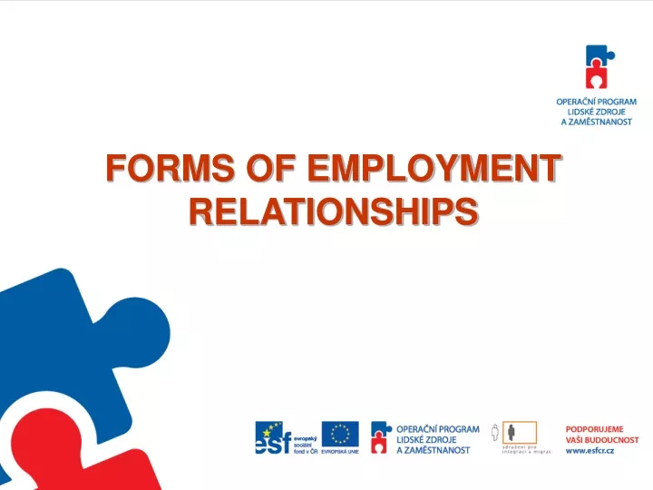 forms of employment relationships