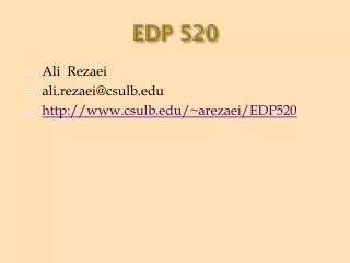 EDP 520