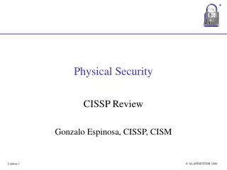 Physical Security