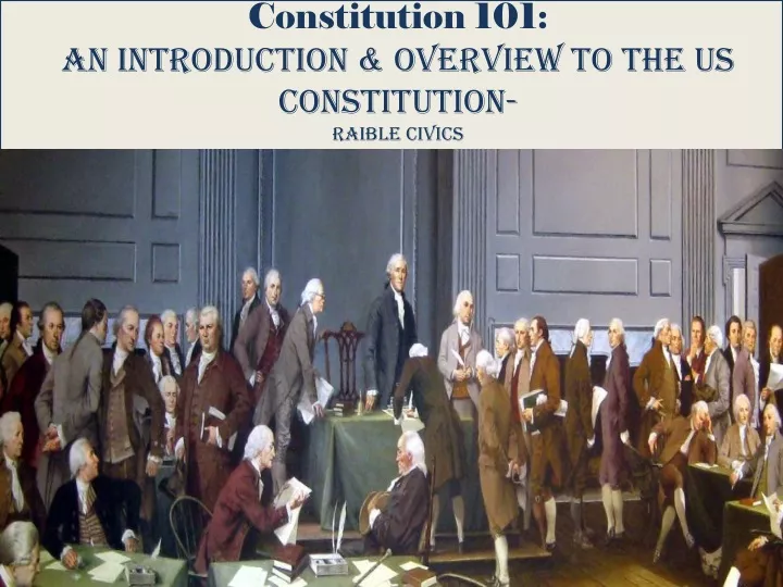 united states constitution 101