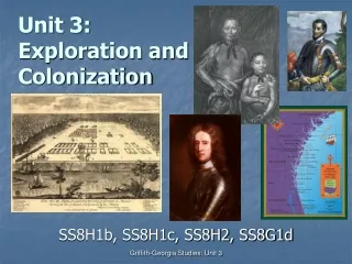 Unit 3:  Exploration and Colonization