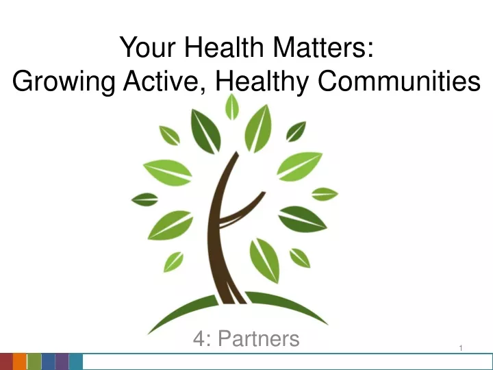 your health matters growing active healthy