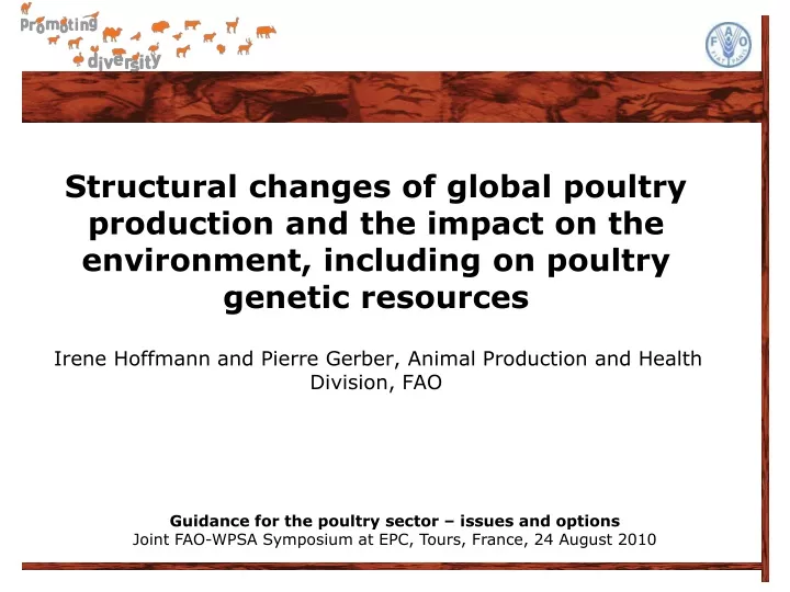 structural changes of global poultry production