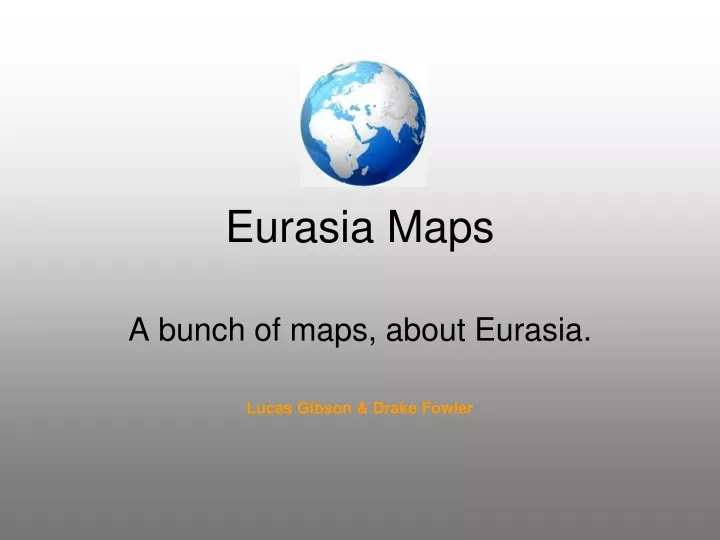 eurasia maps