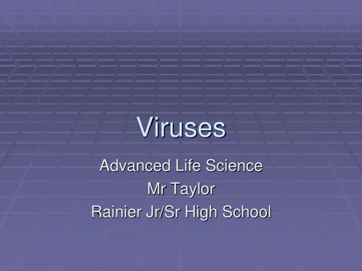 viruses