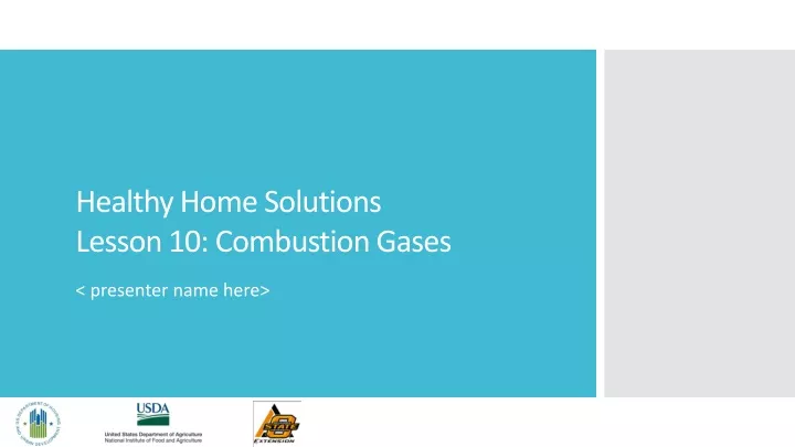 healthy home solutions lesson 10 combustion gases