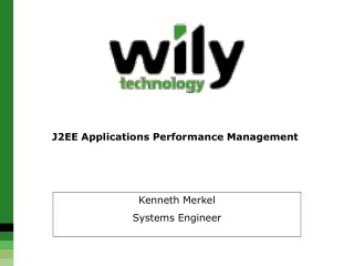 J2EE Applications Performance Management