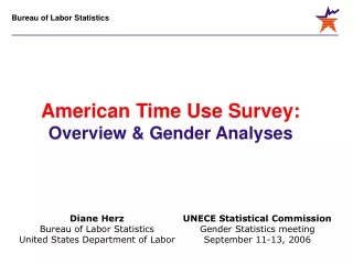 UNECE Statistical Commission Gender Statistics meeting September 11-13, 2006