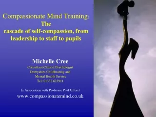 Michelle Cree Consultant Clinical Psychologist Derbyshire Childbearing and  Mental Health Service
