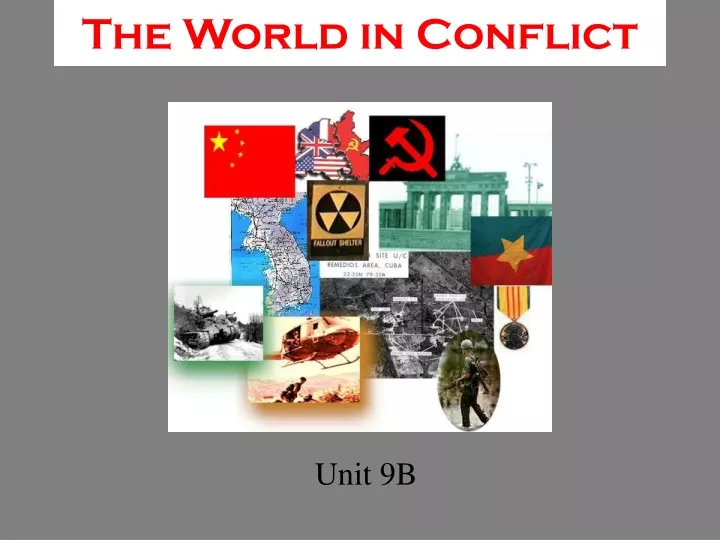 the world in conflict