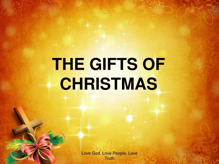 the gifts of christmas