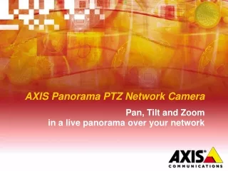 AXIS Panorama PTZ Network Camera