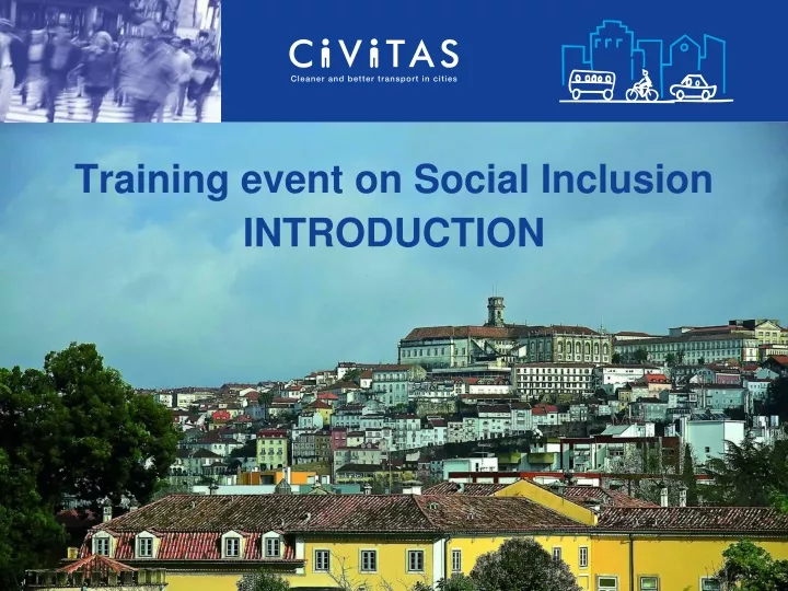 training event on social inclusion introduction